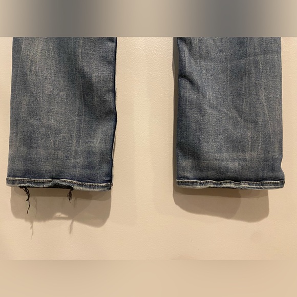 Buckle Black Jeans Men’s Size 32x30 Fit No 9 Straight Leg Whiskered Thick Stitch - Picture 10 of 15